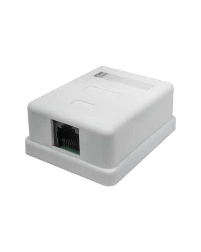 Розетка настенная RJ-45, 8P8C, Cat.5e, 1 порт UTP (10-0307): Компьютерная розетка в Перми