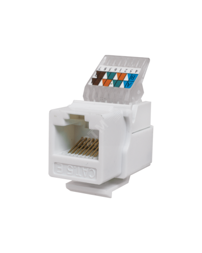 Модуль-вставка Keystone Кат5е, без.инстр.зад, белый UTP (10-0312): Вставка Keystone Jack RJ-45 в Перми