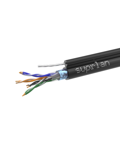 FTP Cat.5e 4x2xAWG24 Cu PE Outdoor T-FG8 (трос) Standard (01-1026-1). Кабель «витая пара» (LAN) для структурированных систем связи. SUPRLAN в Перми
