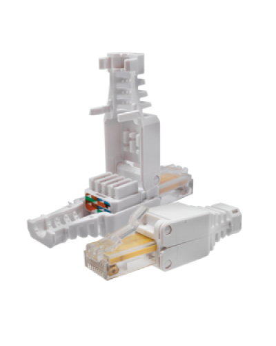 Коннектор 8P8C U/UTP Cat.5e (RJ-45) безинструментальный (10-0218). Разъем RJ-45. SUPRLAN в Перми