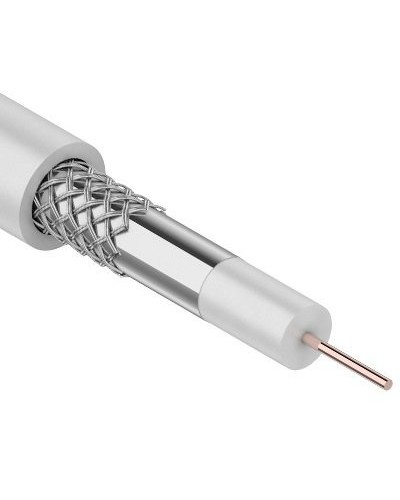 RG-6, CCS 1,02(18%) Al 48х0,12 In PVC. Кабель коаксиальный омедненный. SUPRLAN в Перми