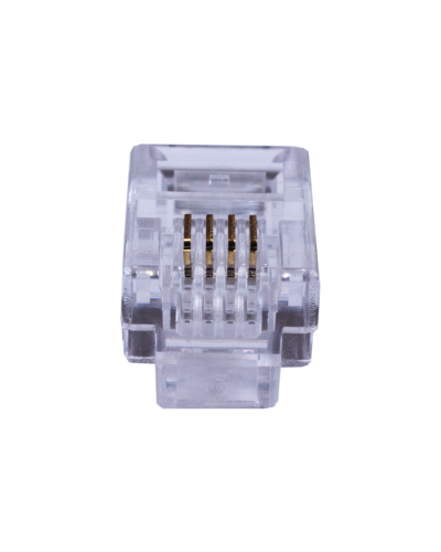 Коннекторы 4P4C (RJ-11) (100шт) (10-0229). Телефонный разъем 4P4C (RJ-11). SUPRLAN в Перми