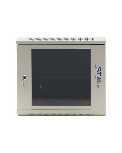 ST-NC9U600 (серый) С ПОЛКОЙ. Шкаф телекоммуникационный 19 настенный 9U. Space Technology в Перми