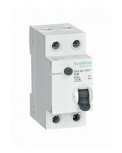 City9 Set 1P+N С 20А 4.5kA 10мА A 230В (C9D51620). Автоматический выключатель дифференциального тока. Systeme Electric в Перми