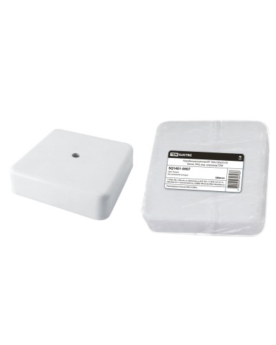 Коробка КР 100х100х29 ОП белая, IP40 (SQ1401-0907). Распаячная коробка. TDM ЕLECTRIC в Перми