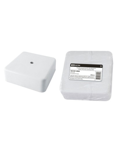 Коробка КР 100х100х44 ОП белая, IP40 (SQ1401-0909). Распаячная коробка. TDM ЕLECTRIC в Перми