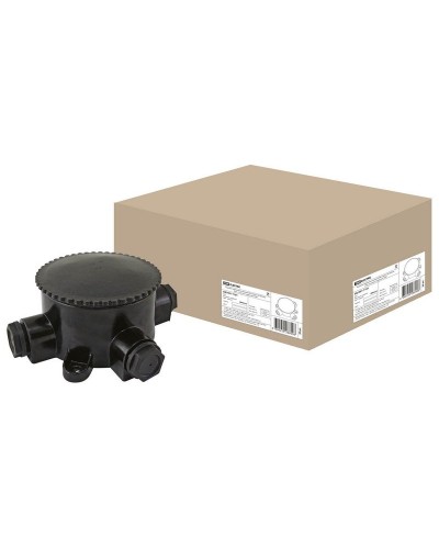 КЭМ 2-660-3 ОП D95мм IP65, 3-х рожковая (карболит) TDM (SQ1401-1101). Коробка электромонтажная. TDM ЕLECTRIC в Перми