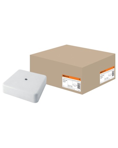 Коробка КР 100х100х29 ОП белая, IP40 (SQ1401-0207). Распаячная коробка. TDM ЕLECTRIC в Перми