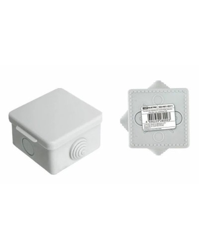 Коробка ОП 65х65х50мм, крышка,  IP54, 4вх. (SQ1401-0111). Распаячная коробка. TDM ЕLECTRIC в Перми