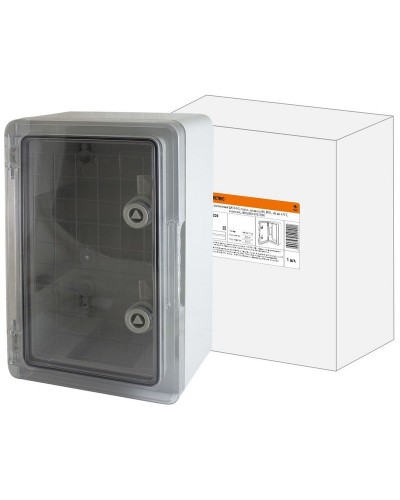 ЩМП-0-7, прозрачная крышка ABS, IP65, 600x400x200. Бокс пластиковый антивандальный. TDM ЕLECTRIC в Перми