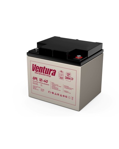 Ventura GPL 12-40. Аккумулятор герметичный свинцово-кислотный. Ventura в Перми