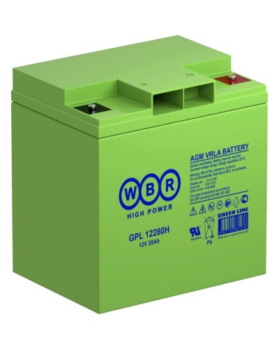 WBR GPL12280H. Аккумулятор герметичный свинцово-кислотный. WBR в Перми