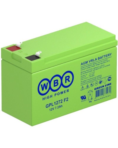 WBR GPL1272 F2. Аккумулятор герметичный свинцово-кислотный. WBR в Перми