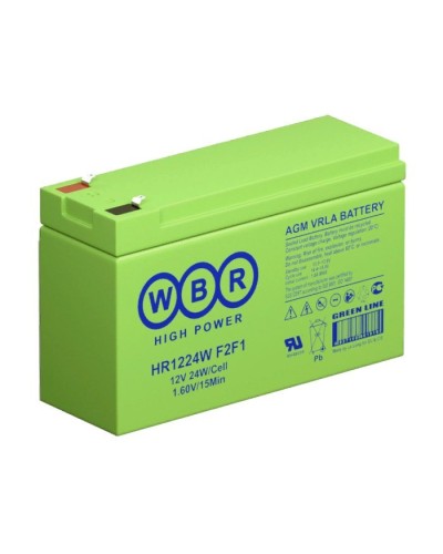 WBR HR1224W F2F1. Аккумулятор герметичный свинцово-кислотный. WBR в Перми