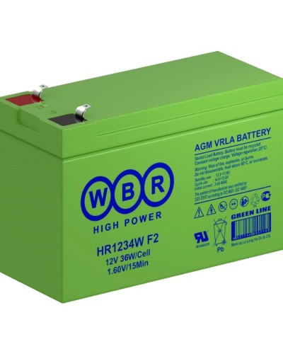 WBR HR1234W F2. Аккумулятор герметичный свинцово-кислотный. WBR в Перми
