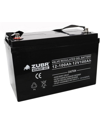 ZUBR MARINE GEL NPG 12-100 (12V, 100Ah). Аккумулятор герметичный свинцово-кислотный. ZUBR в Перми