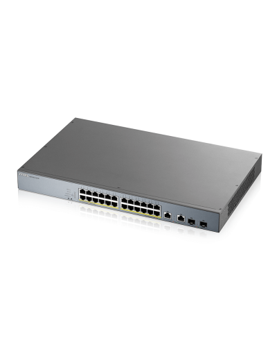 GS1350-26HP-EU0101F. L2 коммутатор PoE+ для IP-видеокамер rack 19. ZYXEL в Перми