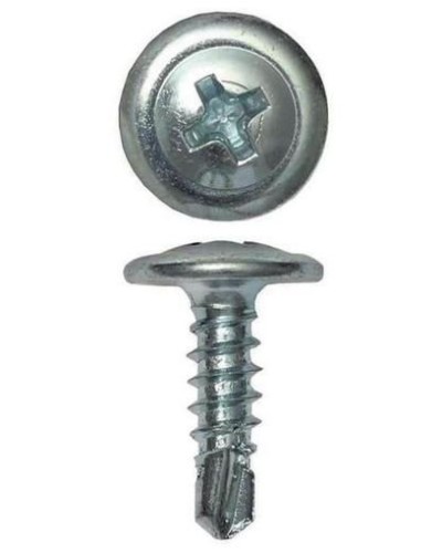 Саморез с пресс-шайбой 4.2х51 со сверлом (100 шт) (CM274051). Саморез с пресс-шайбой. ДКС в Перми