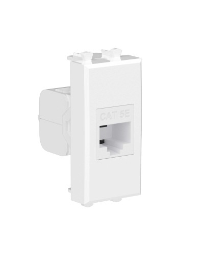 Розетка RJ-45 Avanti 1 модуль белое облако (4400661): Розетка компьютерная, без шторки модульная, кат.5е в Перми