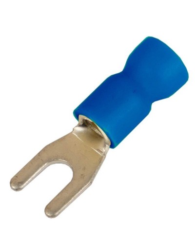 Наконечник вилочный НВИ 1,5-2,5 М3,5 (D3,7мм) (100 шт) (2B135P-EE-PVC). Наконечник вилочный с изолированным фланцем ПВХ. ДКС в Перми