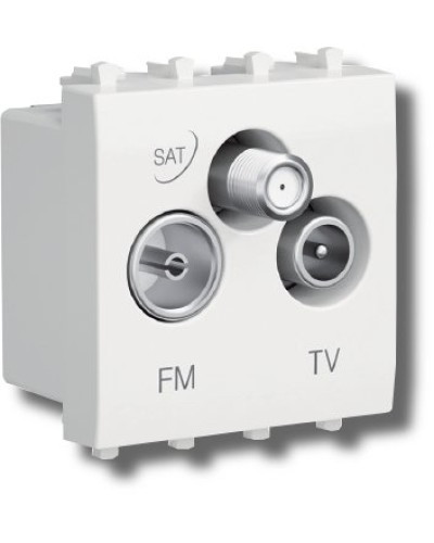 Розетка TV-FM-SAT Avanti 1 модуль ванильная дымка (4405532): Розетка TV-FM-SAT в Перми