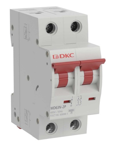 YON max MD63N 2P 16А 6кА C (MD63N-2PC16). Автоматический выключатель. ДКС в Перми