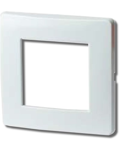 Рамка на 2 модуля (одноместная), белая (75010W): Рамка одноместная, Brava в Перми