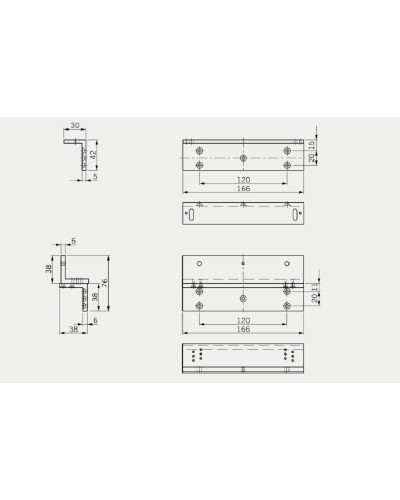 L+Z кронштейн для EMC 600 ALH. L+Z кронштейн для EMC 600 ALH. dormakaba в Перми