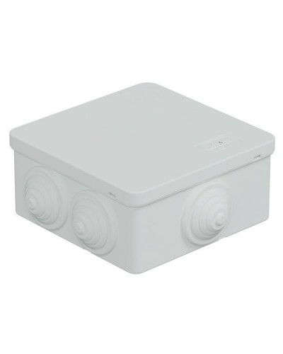 Коробка JBS101 100х100х55, 6 вых., IP55, белая (44037W-1). Коробка монтажная. Экопласт в Перми