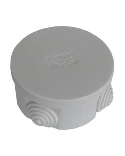 Коробка JBR080 D=80х40, 4 вых., IP44, белая (44005W-1). Коробка монтажная. Экопласт в Перми