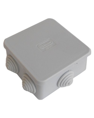 Коробка JBS080 85х85х40, 6 вых, IP44, серая (44006). Коробка монтажная. Экопласт в Перми