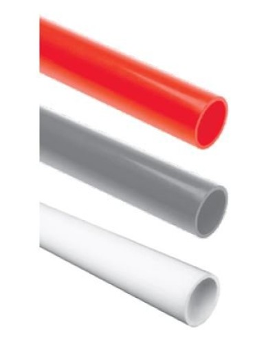 Ecoplast труба ПВХ гладкая, для аспирационной системы, D25, красная (33025-RD). Труба для аспирационной системы. Экопласт в Перми