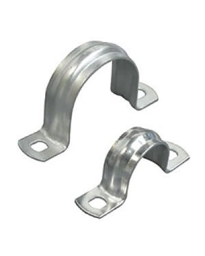 Скоба двухлапковая D50 с двумя отверстиями (50шт) (43650-50): Скоба оцинкованная в Перми
