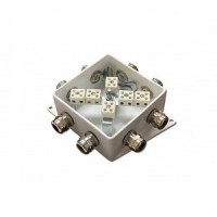 КМ-О (12к*10,0)-IP66-120х120, два ввода: Коробка монтажная огнестойкая