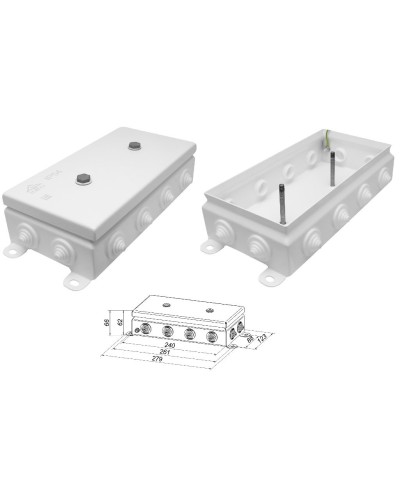 КМ IP55-1224. Коробка монтажная электротехническая. Гефест в Перми