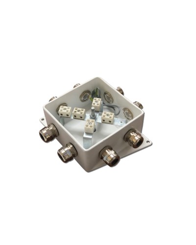 КМ-О (10к)-IP66-120х120, шесть вводов: Коробка монтажная огнестойкая в Перми