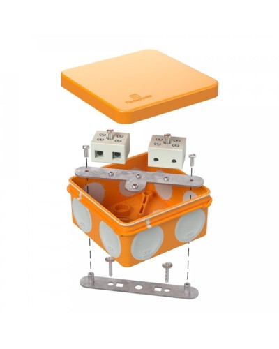 Коробка огнестойкая 80х80х40 (60-0210-FR10.0-4). Коробка огнестойкая для открытой установки. Промрукав в Перми