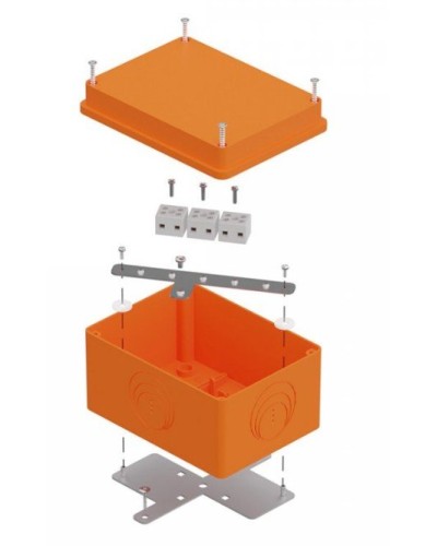 Коробка огнестойкая 150х110х90 E15-E120 для о/п (40-0351-FR2.5-6). Коробка огнестойкая для открытой установки. Промрукав в Перми