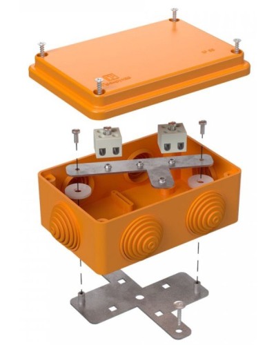Коробка огнестойкая 120х80х50 (40-0340-FR6.0-4). Коробка огнестойкая для открытой установки. Промрукав в Перми