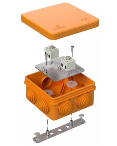 Коробка огнестойкая 80х80х40 (40-0210-FR1.5-4). Коробка огнестойкая для открытой установки. Промрукав в Перми