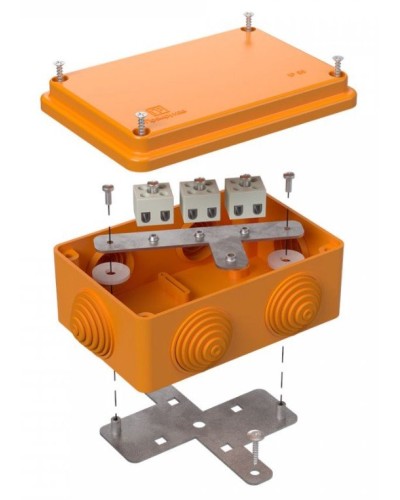 Коробка огнестойкая 120х80х50 (40-0340-FR1.5-6). Коробка огнестойкая для открытой установки. Промрукав в Перми