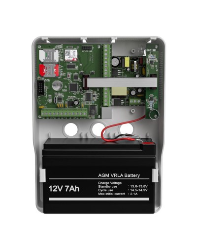 Mega v.5 LTE в корпусе (под АКБ 1,2-7 Ач с БРП 12V 2,5А). Панель охранная радиоканальная. Ритм в Перми