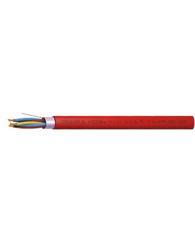 КПСВЭВнг(А)-LS 3х2х0,5 (Спецкабель). Кабель симметричный для систем сигнализации и управления, групповой прокладки, с пониженным дымо- и газовыделением. Спецкабель в Перми