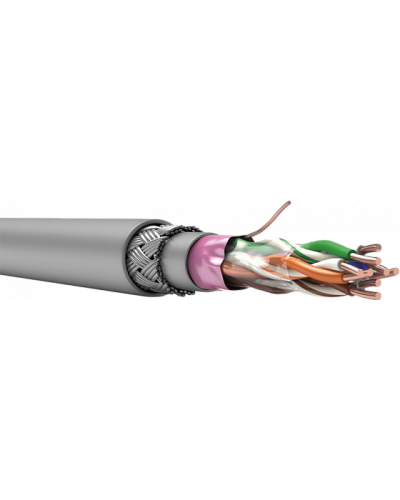 TechnoLAN F/UTP SWA PS Cat 5e ZH нг(A)-HF 2x2x0,52. Кабель «витая пара» (LAN) для структурированных систем связи. СПКБ-Техно в Перми