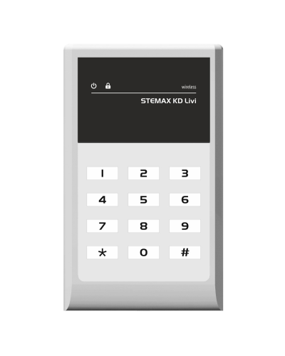 STEMAX KD Livi (серый). Беспроводная кнопочная кодовая панель. Стелс НПП в Перми