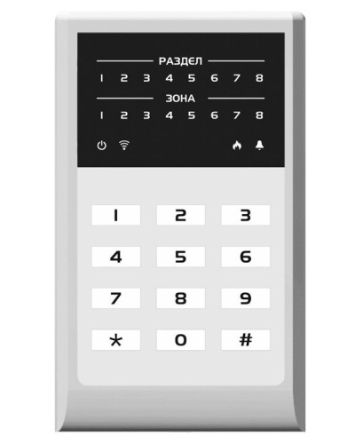 МИРАЖ-КД-04 (grey). Кнопочная кодовая панель. Стелс НПП в Перми