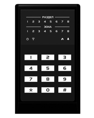 МИРАЖ-КД-04 (black). Кнопочная кодовая панель. Стелс НПП в Перми