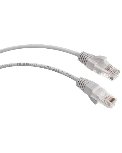 PC-UTP-RJ45-Cat.5e-20m-LSZH (9593c), серый. Патч-корд медный. CABEUS в Перми