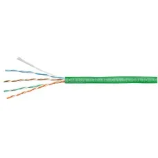 UTP-4P-Cat.5e-SOLID-LSZH-GN (9779c). Кабель «витая пара» (LAN) для структурированных систем связи. CABEUS