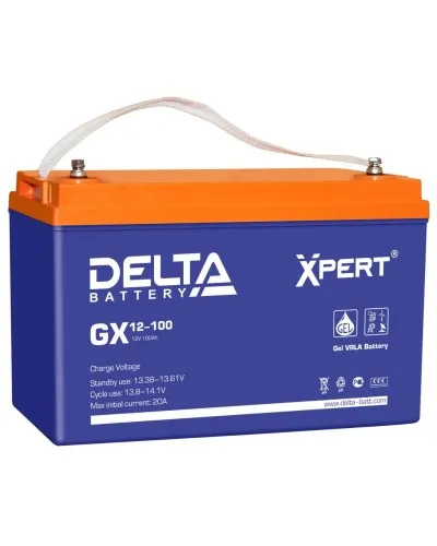 Delta GX 12-100. Аккумулятор герметичный свинцово-кислотный. Delta в Перми